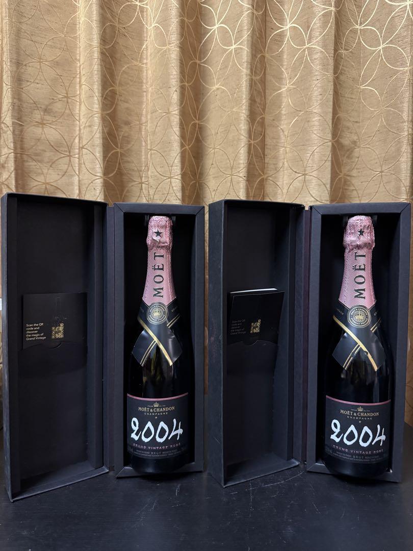 MOËT&CHANDONグラン・ヴィンテージ・ロゼ2004年 2本セット