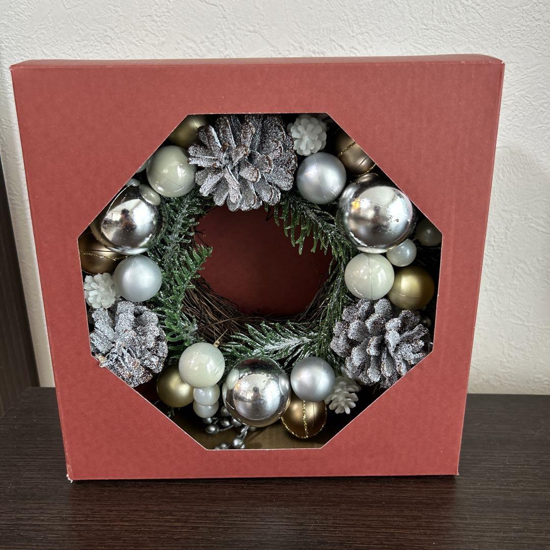 オクタゴン形クリスマスリース