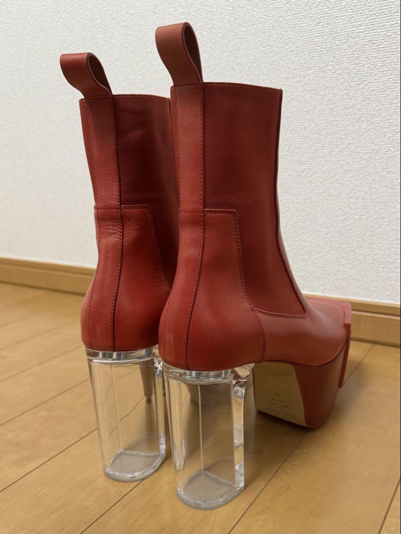 正規品 Rick Owens Grilled Platform Boots 44