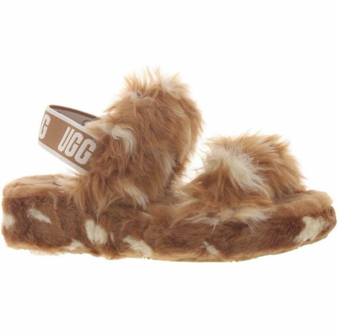 ugg ファーサンダル