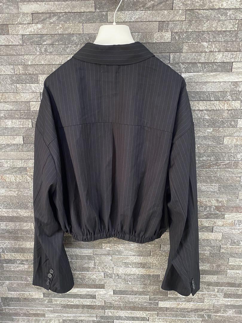新品タグ付き knuth marf stripe shirt blouson ★