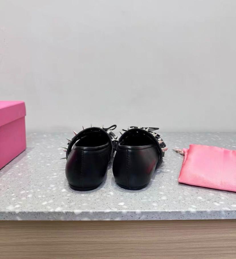 ABRA Spike Ballerina Flats ホワイト 37