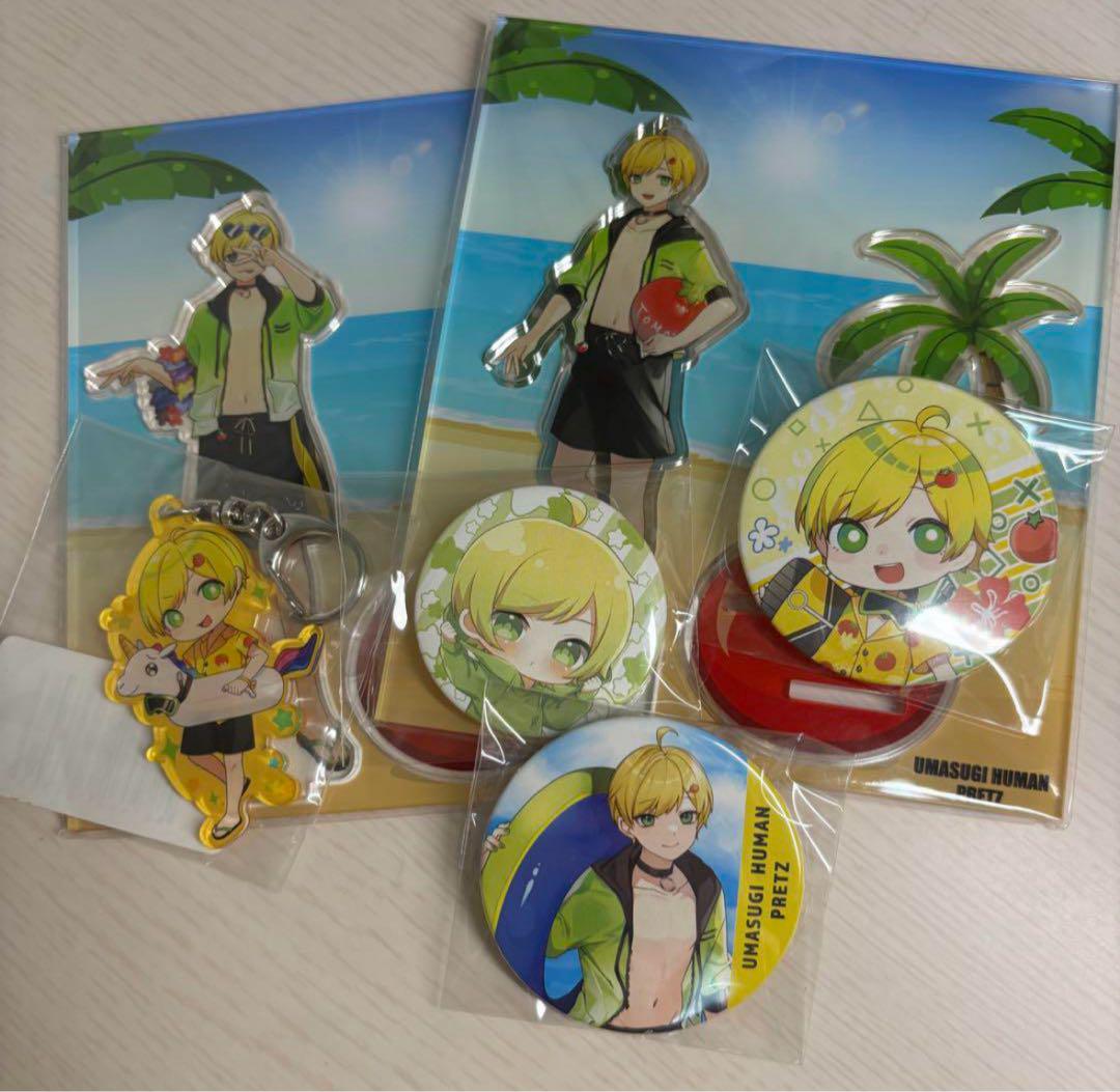 ぷりっつアクリルスタンド アクキー 缶バッジ まとめ売り - メルカリ