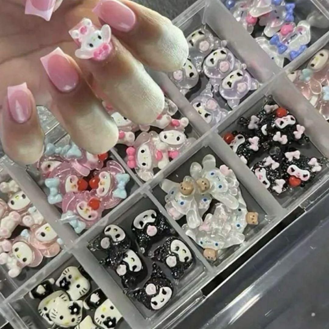 サンリオ ネイルパーツ各1個ずつ10個セット - メルカリ