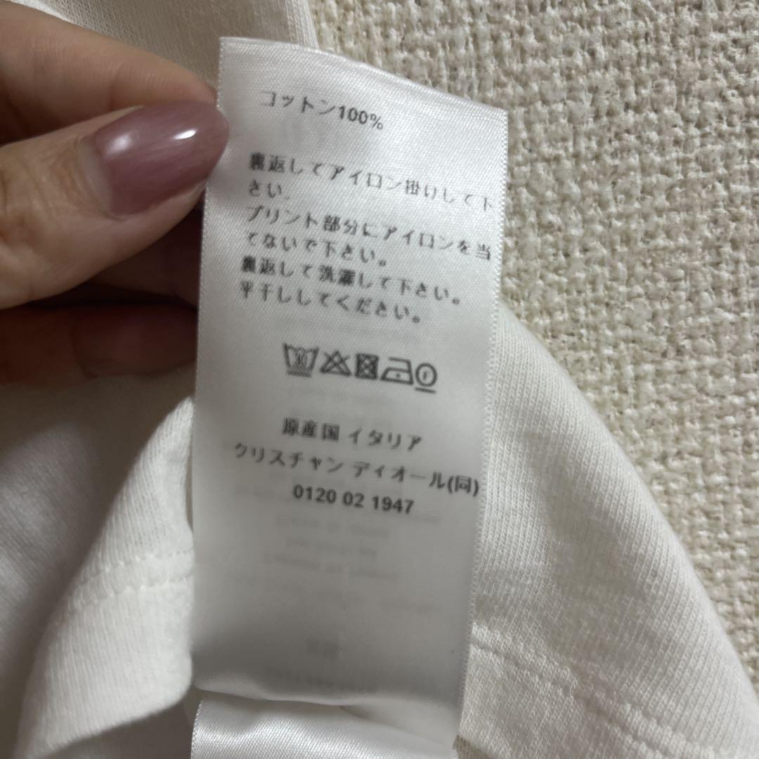【日本限定】ディオール コットン フリル Tシャツ XS