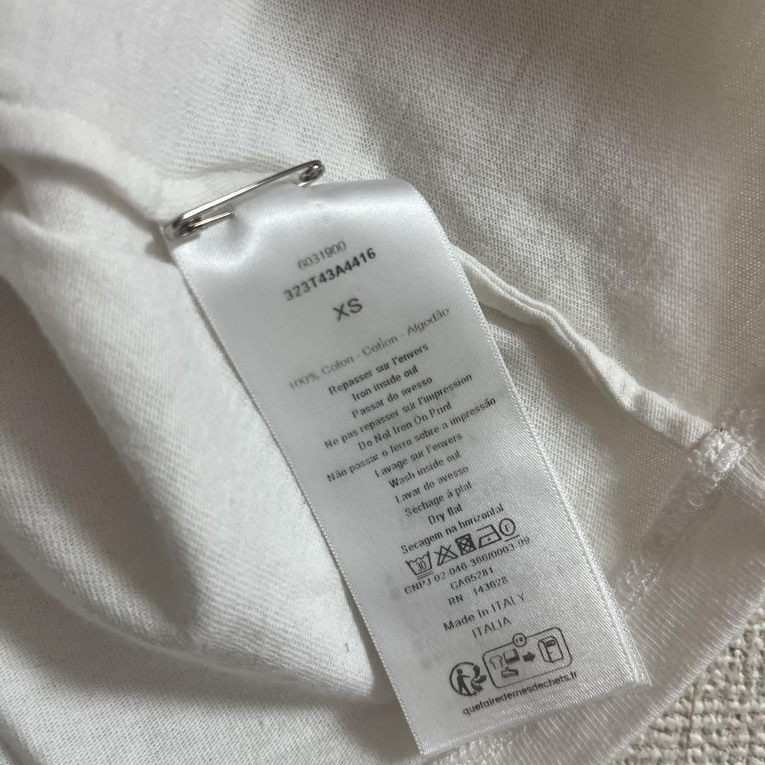 【日本限定】ディオール コットン フリル Tシャツ XS