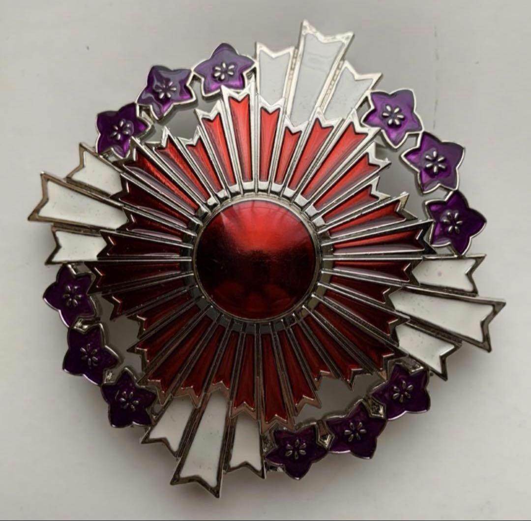 勲一等旭日桐花大綬章 桐花章 副章 勲章 大日本帝国新品、♥