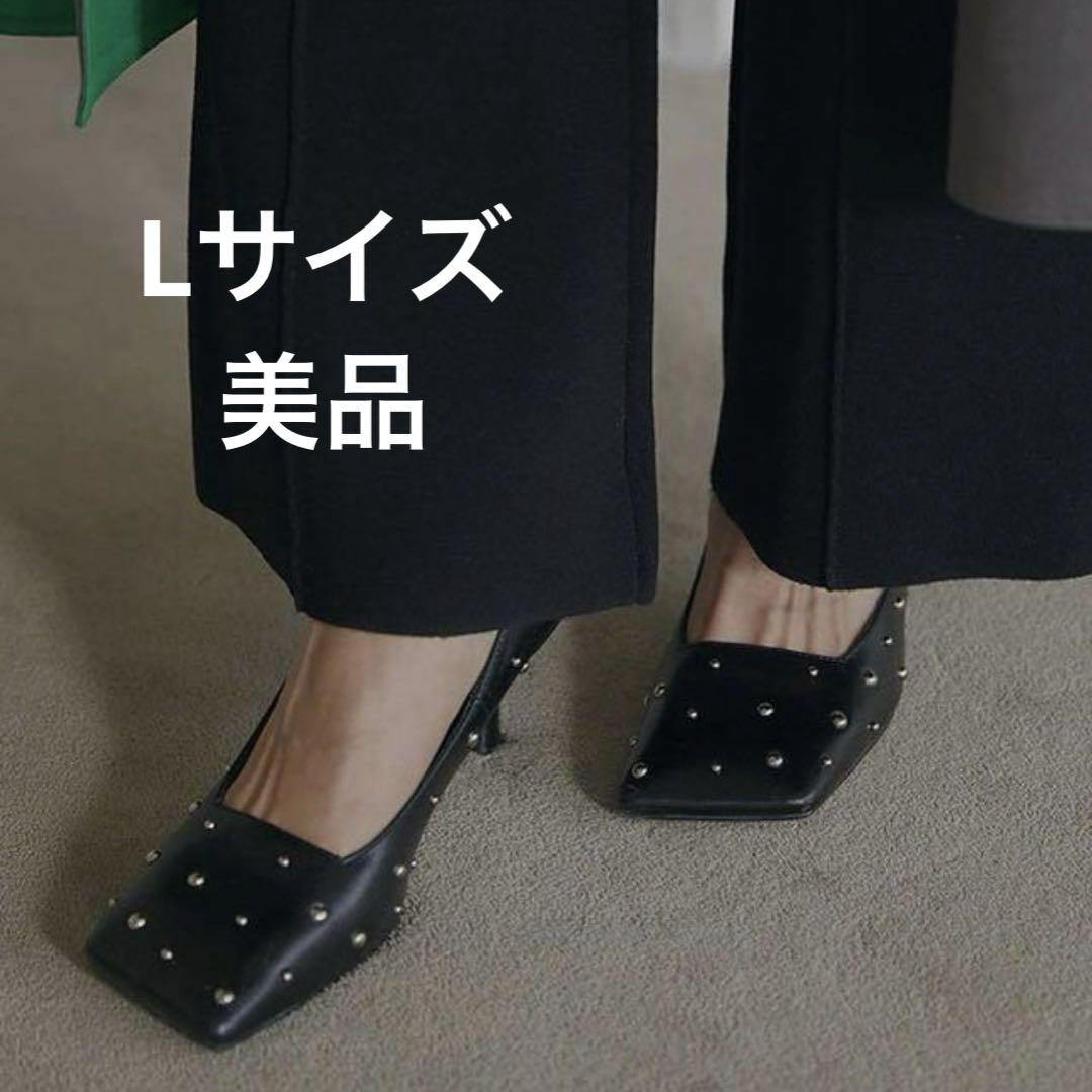 ameri vintage TRAPEZOID CUT STUDS PUMPS