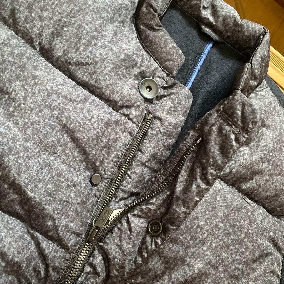 ARMANI ダウンジャケット グレー・ブラック ARMANI ダウンジャケット グレー・ブラック