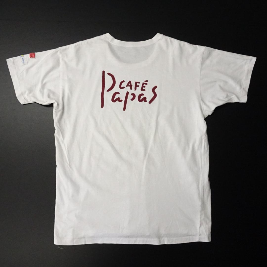 【未使用】Papas パパス　カフェ　Tシャツ　Mサイズ 2点セット【未使用】Papas パパス カフェ Tシャツ ロンT - メルカリ