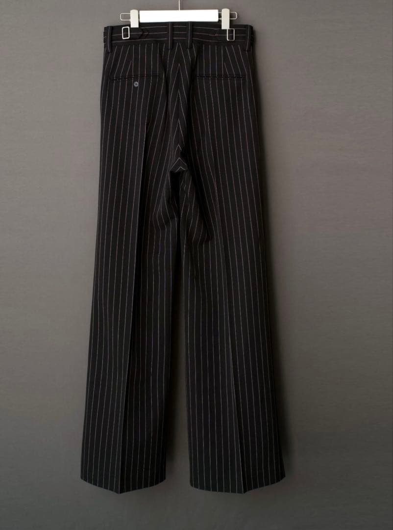 SHIKITARI STRIPE FLARE SLACKS 【BLACK】M SHIKITARI STRIPE FLARE SLACKS 【BLACK】M