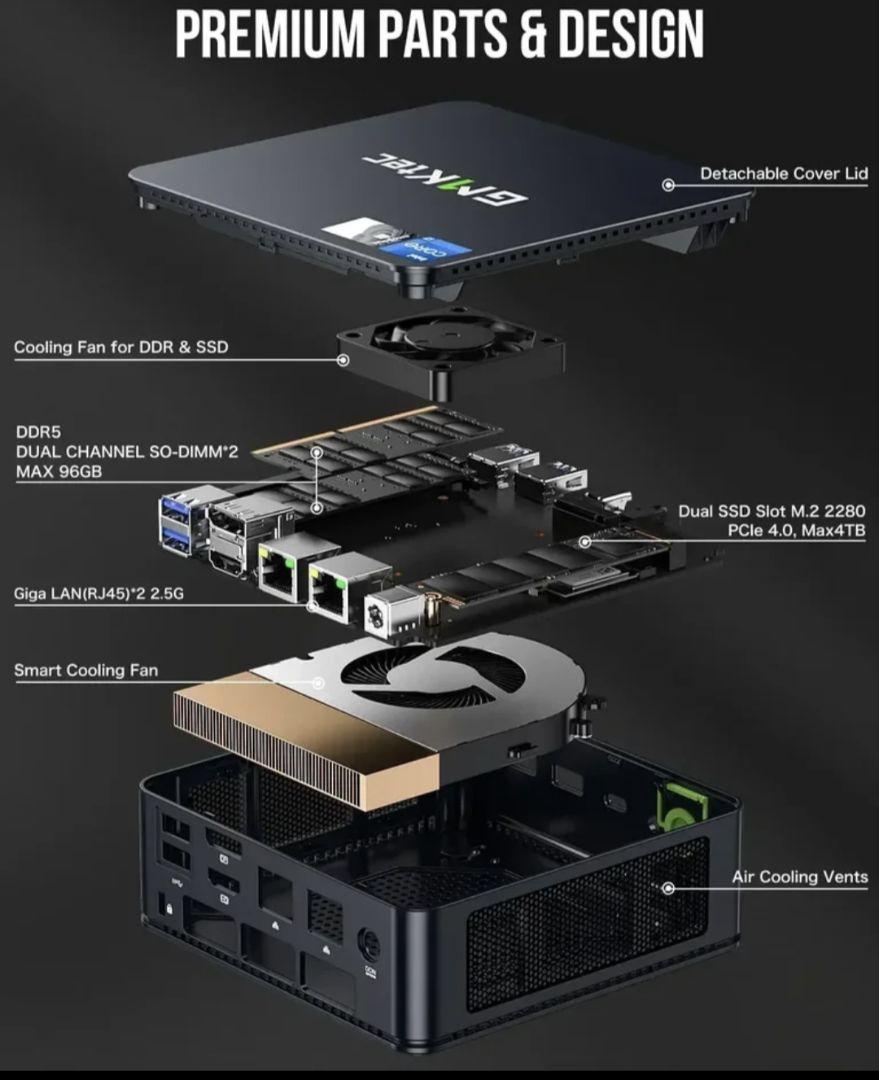 【期間限定】Intel core i7-13620H ミニPC ゲーミングPC