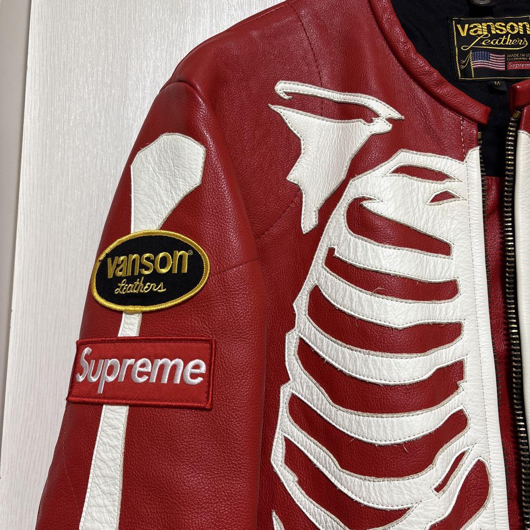 Supreme×vanson leatherborns jacket 美品