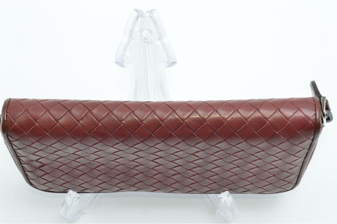 ボッテガヴェネタ　財布　イントレチャート　ラウンドジップ