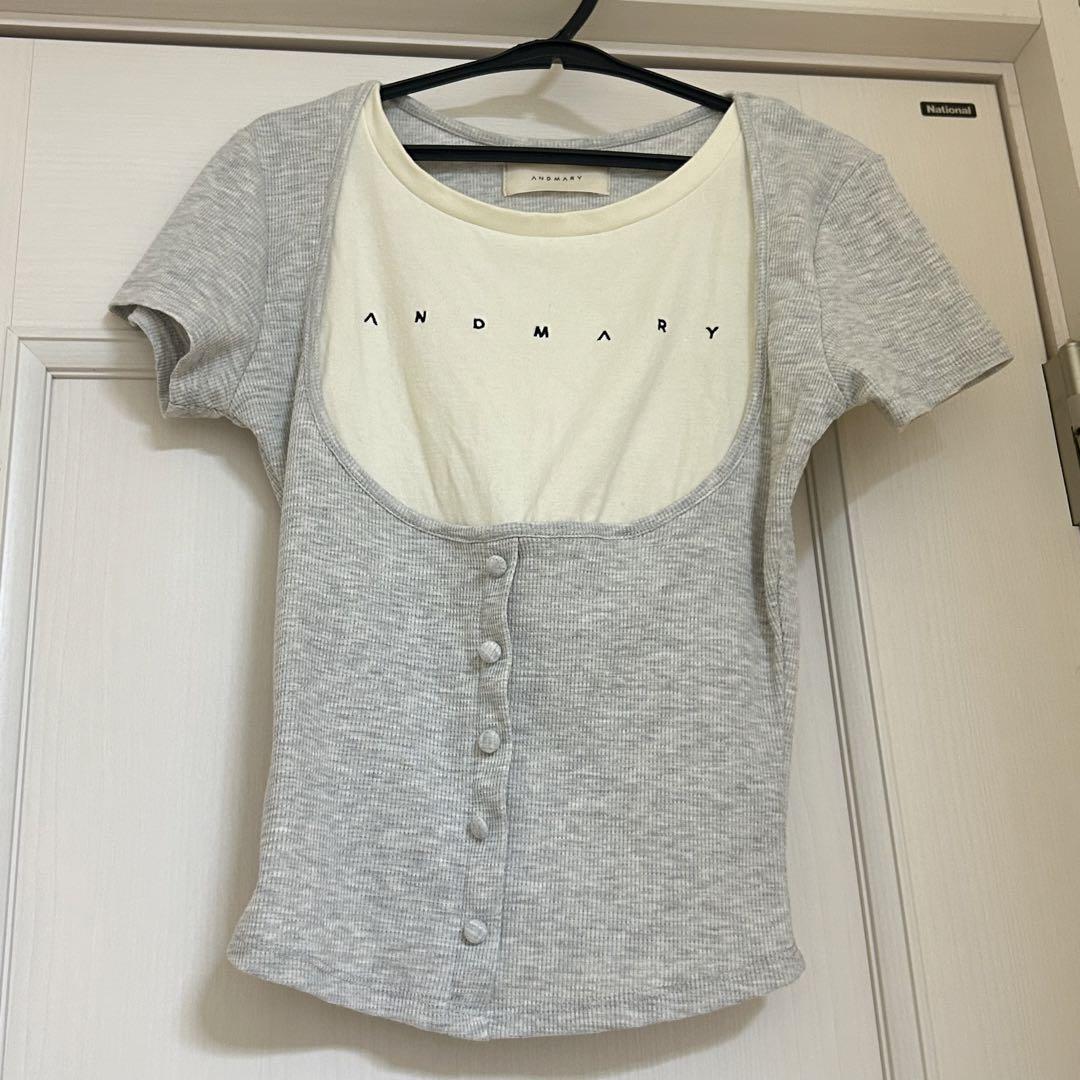 ANDMARY】Mary logo tops