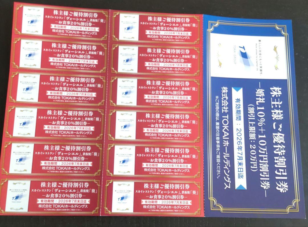 TOKAI株主優待10枚 株主還元（配当・株主優待） | 株式会社TOKAIホールディングス