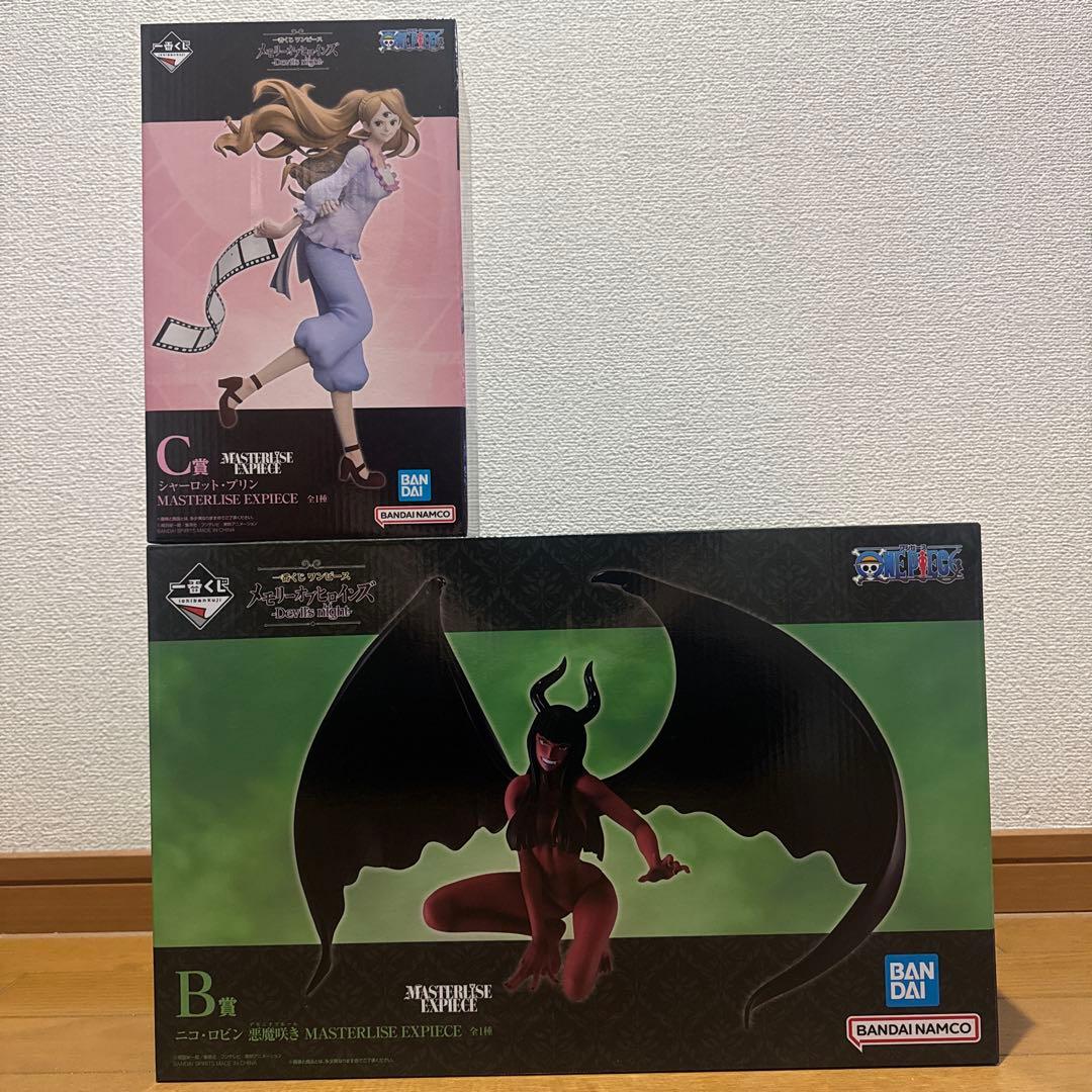 一番くじ ワンピース ONE PIECE B賞 ロビン C賞 プリン フィギュアBANDAI SPIRITS