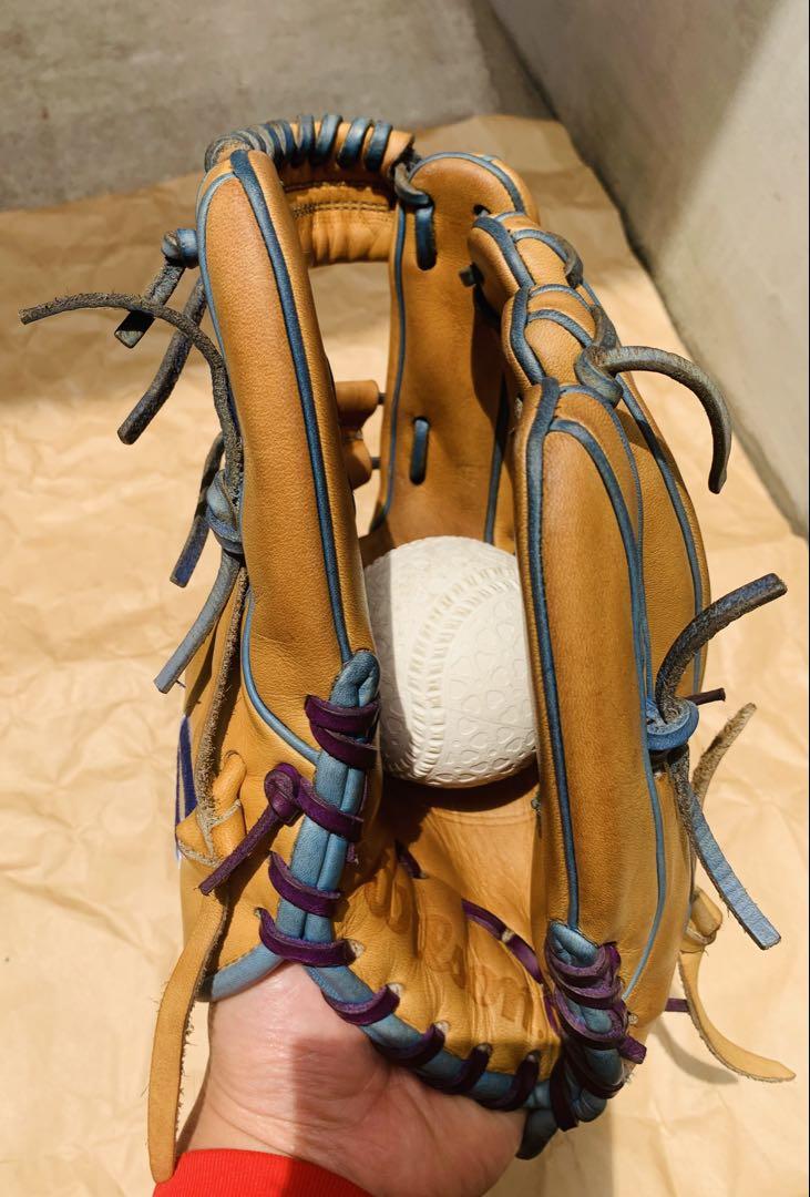 海外Wilson 1787 87型　硬式野球グローブ グラブ　ベージュ　コユニ