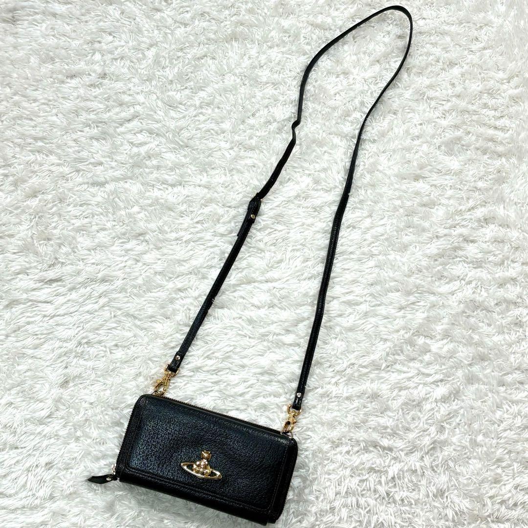 ヴィヴィアンウエストウッド EXECUTIVE ショルダー付 長財布