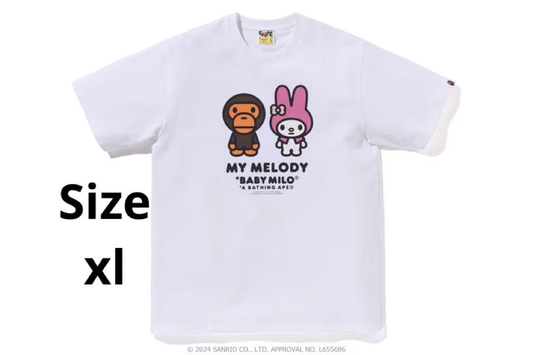 A BATHING APE MY MELODY Tシャツ XL