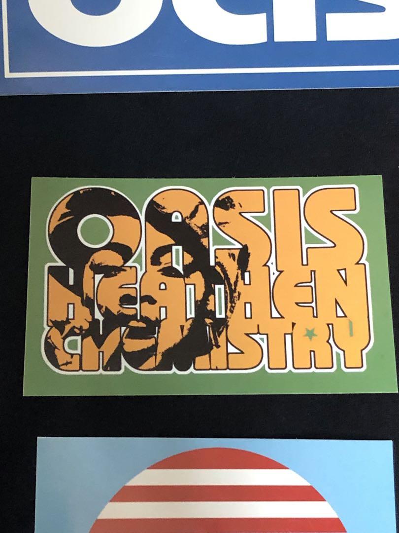★【oasis】heathen chemistry ツアーステッカーセット