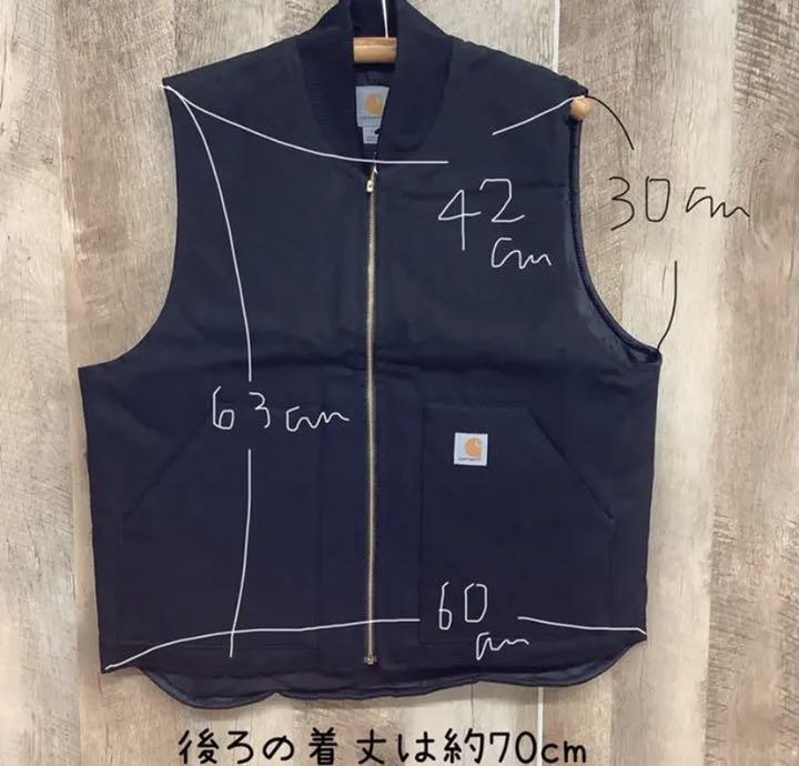 国産新作 Carhartt V01-BKカーハート ベスト並行輸入 Lサイズ 内ポケット付 UuhJo-m29991490077 大人気HOT
