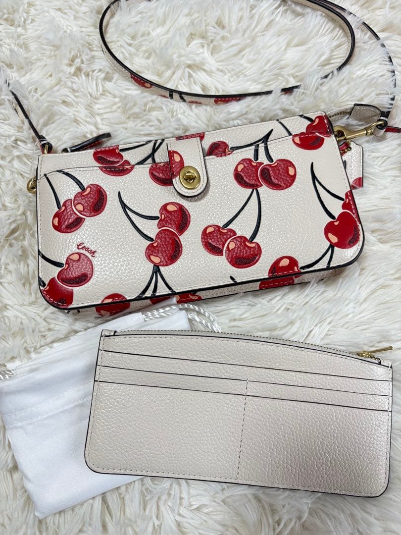 COACH コーチ ノアポップメッセンジャーウィズチェリープリント バッグ