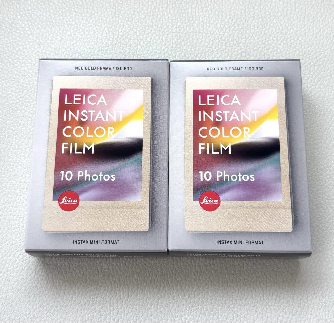 6箱セット ライカ ゾフォート用 フィルムパック ネオゴールド