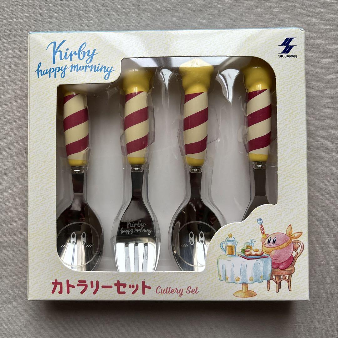 ★新品未使用/未開封です！【カービィ・ハッピーモーニング カテラリーセット】