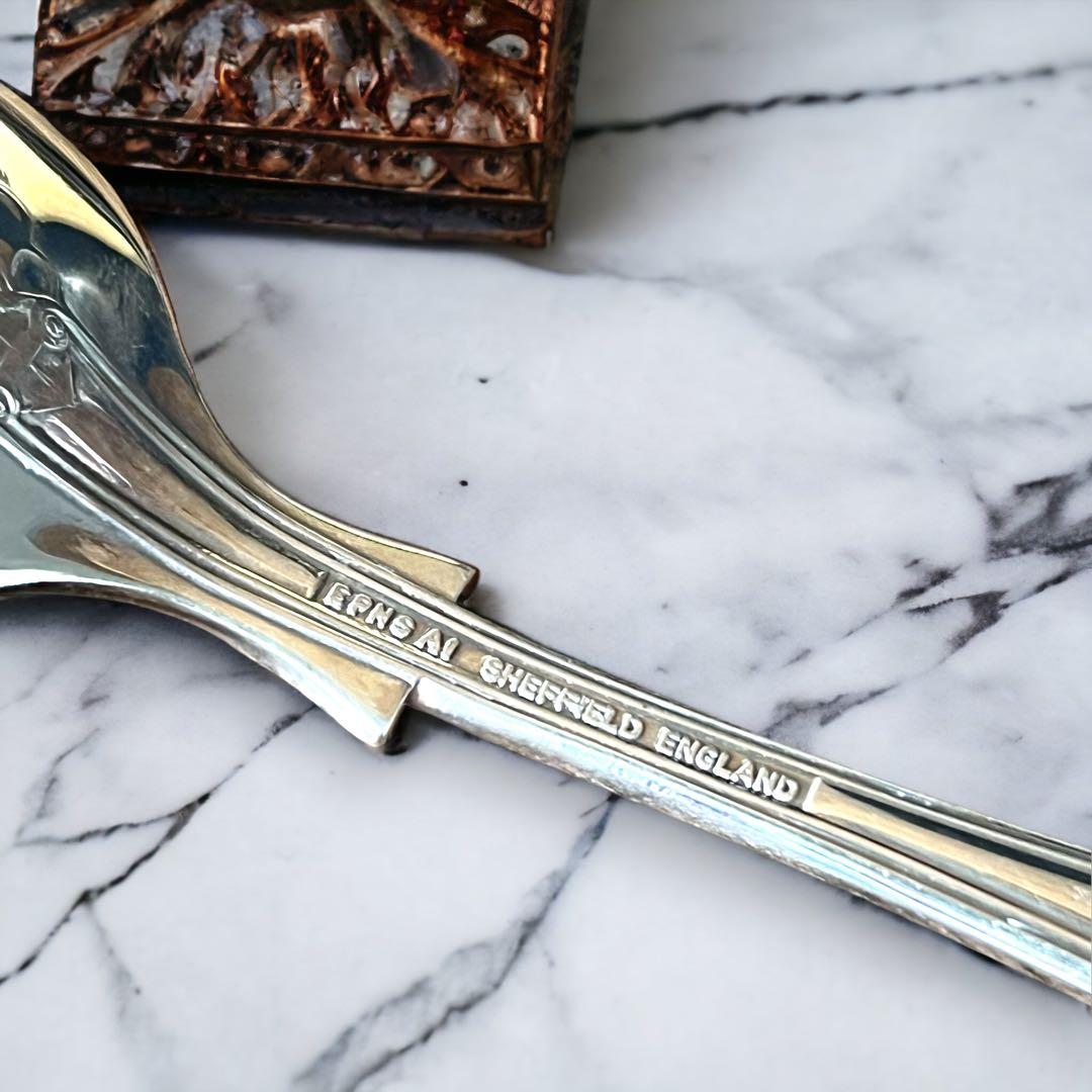 現品限り】⭐英国製 ビンテージ スープスプーン シェフィールド