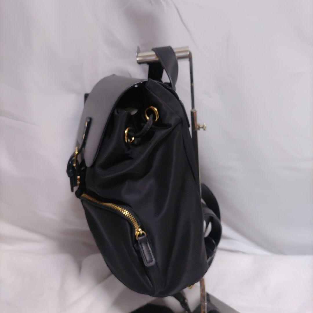 GASTON LUGA バックパック 鞄 リュック ナイロン×レザー