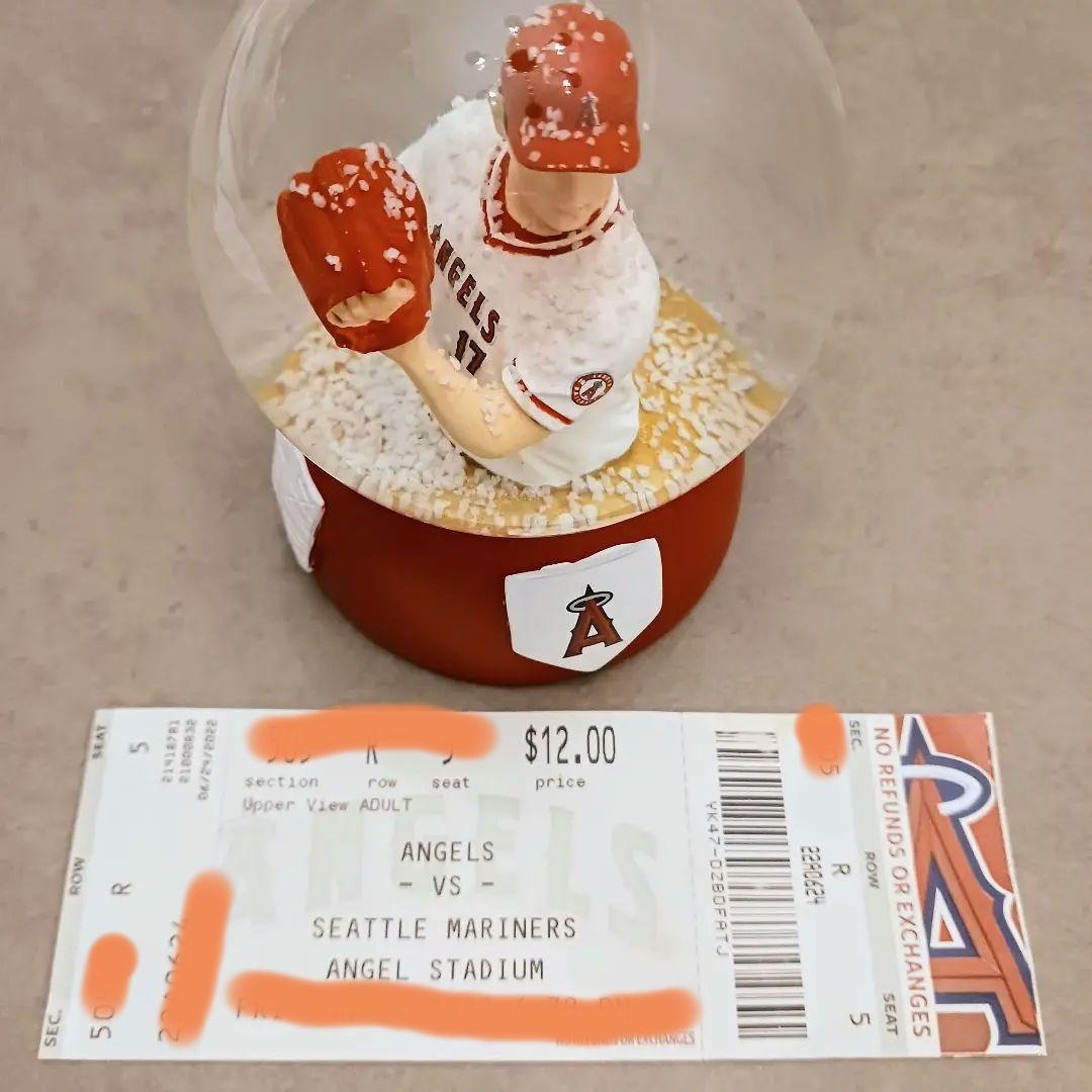 チケット付！】限定品 大谷翔平 スノードーム エンゼルス在籍時