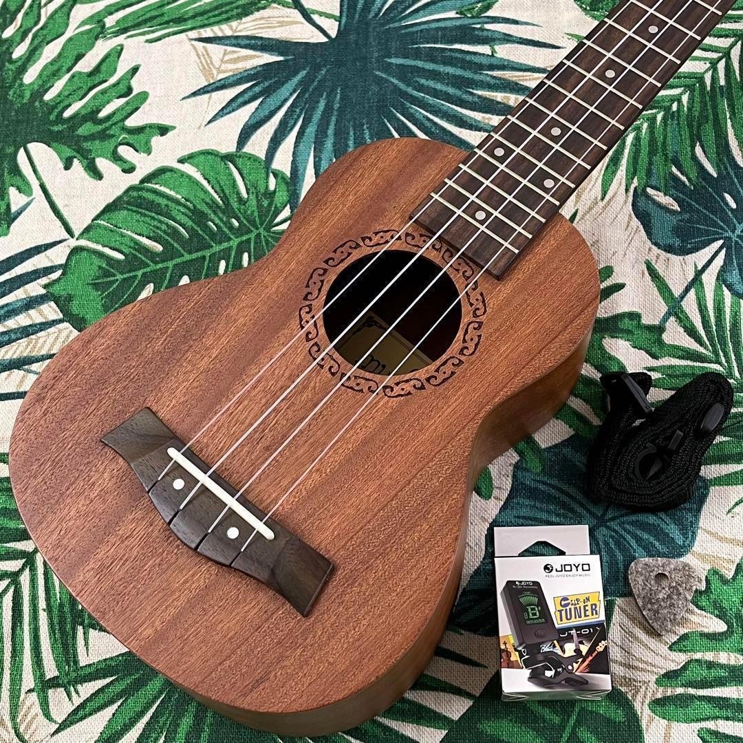 気質アップ 入門セット】musicのソプラノ・ウクレレ【エレキウクレレ 弦楽器