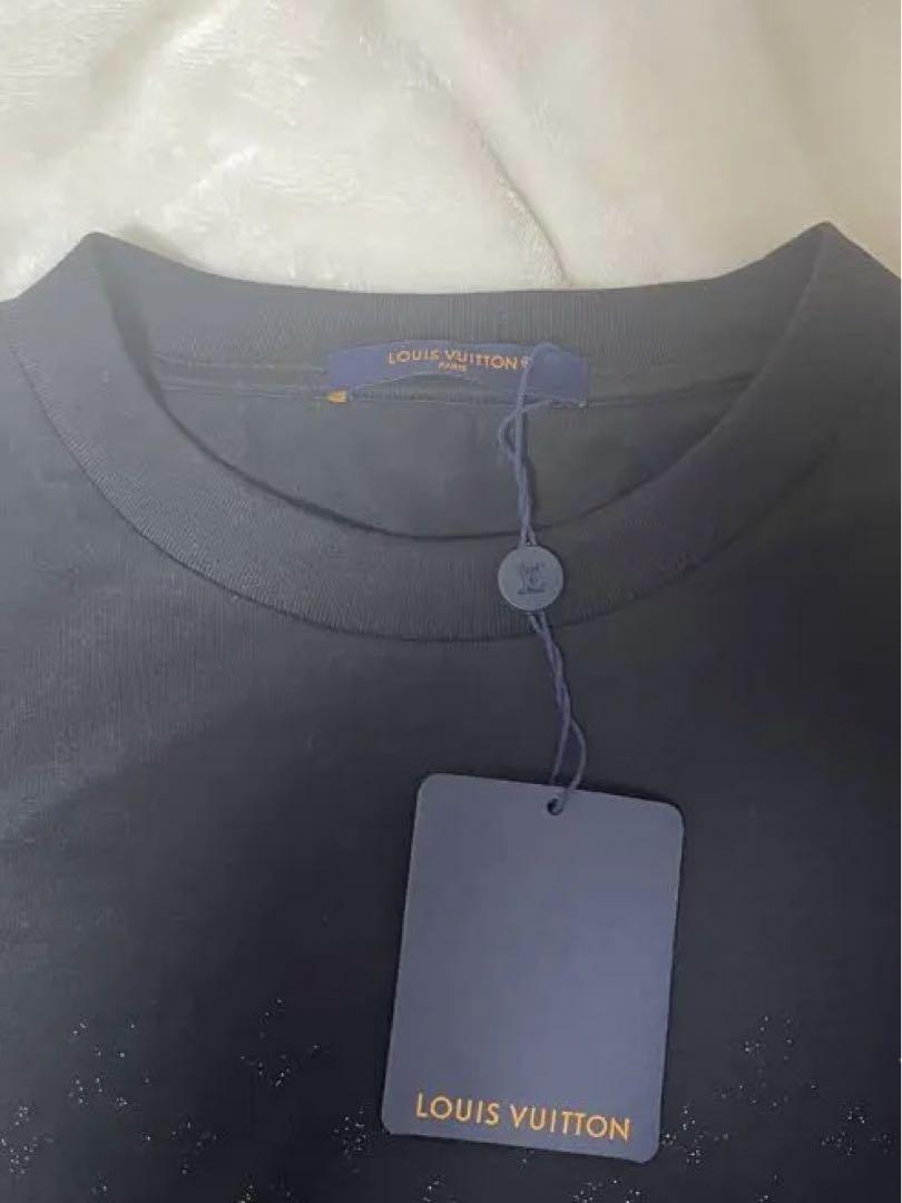 新品未使用 ルイヴィトン Tシャツ XL 黒 LV購入証明書付き 画像2