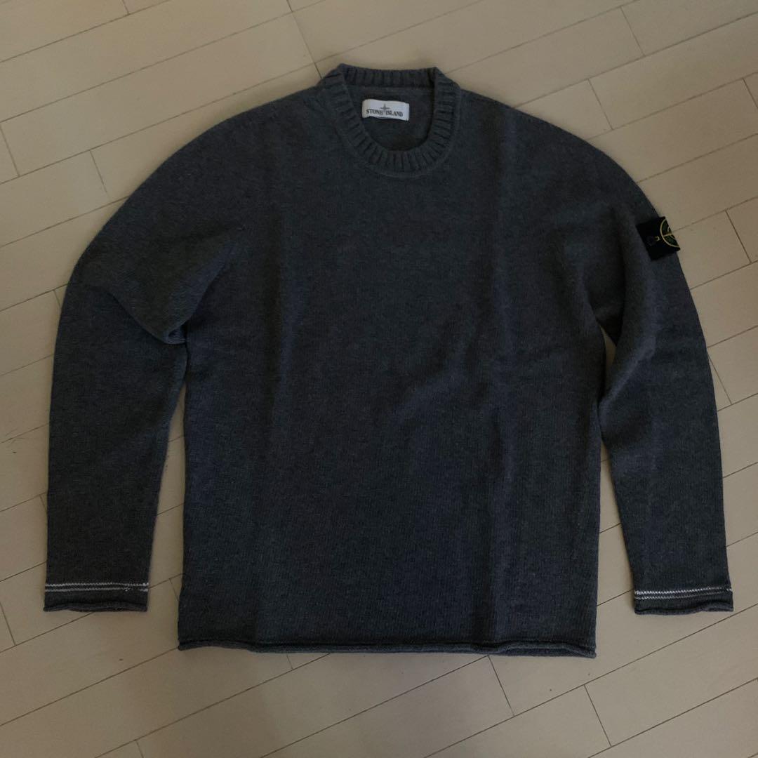 美品 STONE ISLAND ストーンアイランド ニット セーター 正規品 L 美品 STONE ISLAND ストーンアイランド ニット セーター 正規品 L