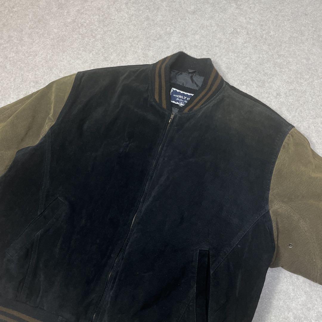古着 BEVERLY HILLS ビバリーヒルズ レザー スタジャン XL