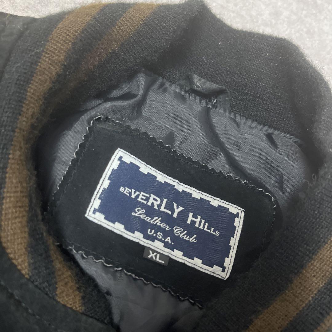 古着 BEVERLY HILLS ビバリーヒルズ レザー スタジャン XL