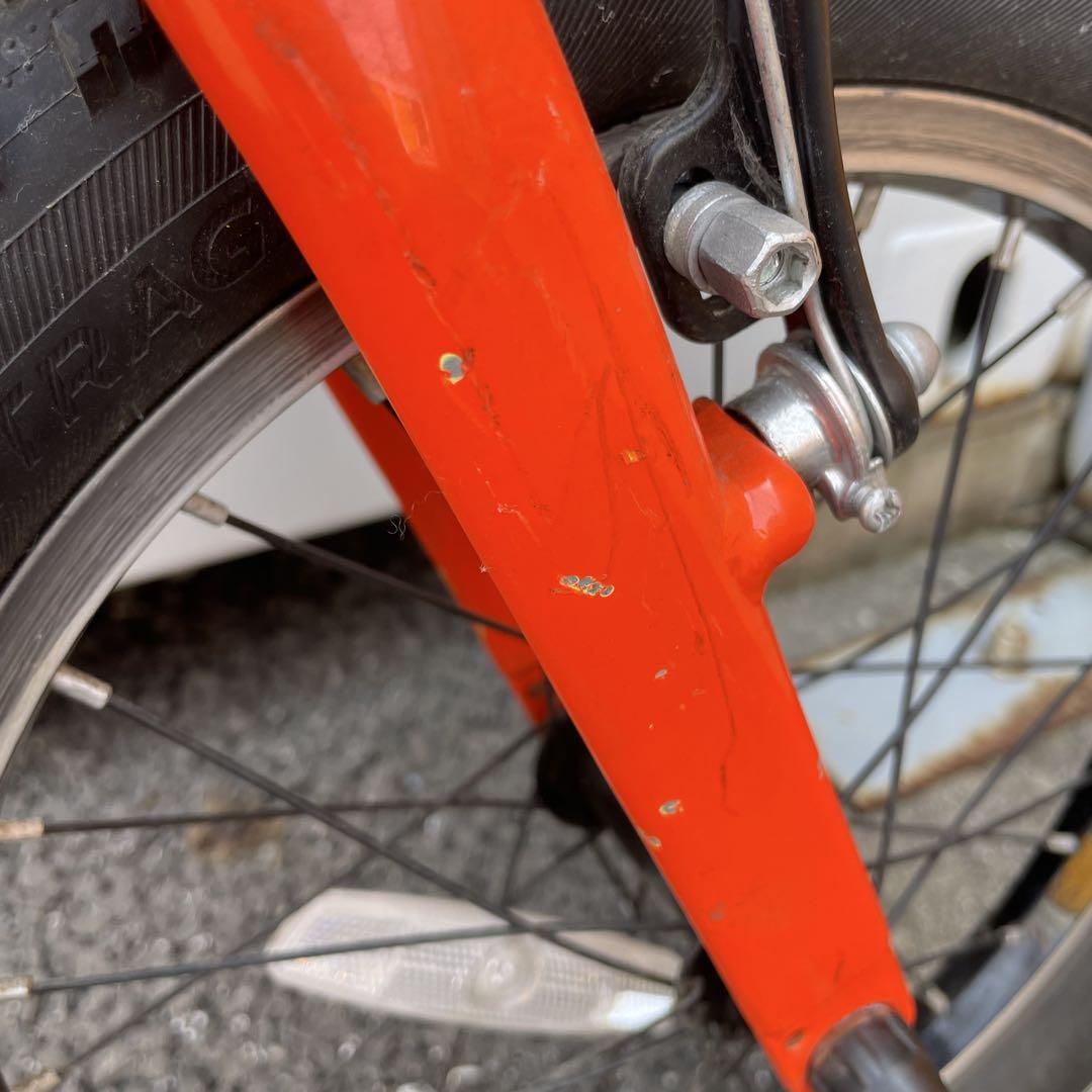 子供用自転車 16インチ Precaliber 身長99-117cm オレンジ