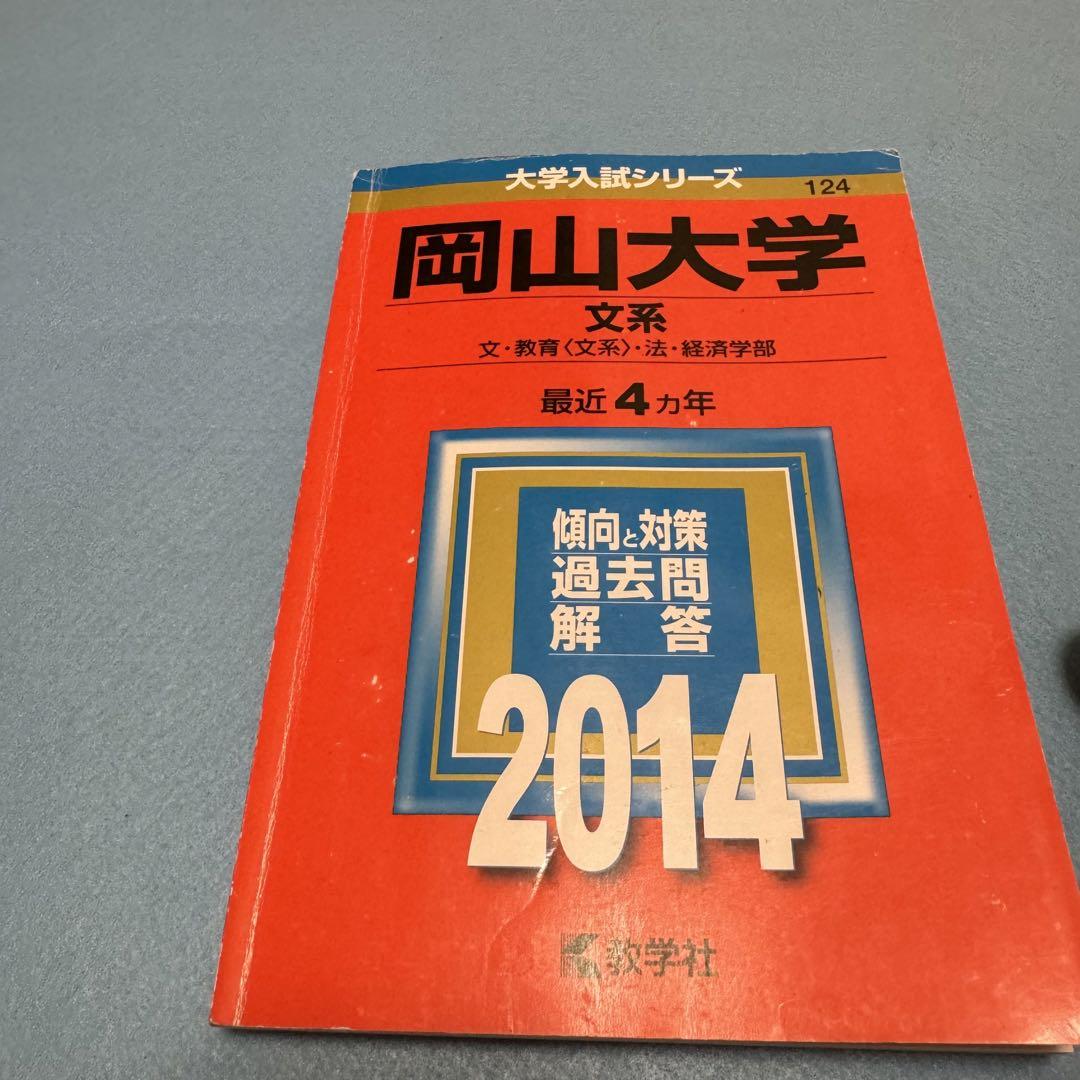 赤本　岡山大学　文系　2010年～2021年 12年分