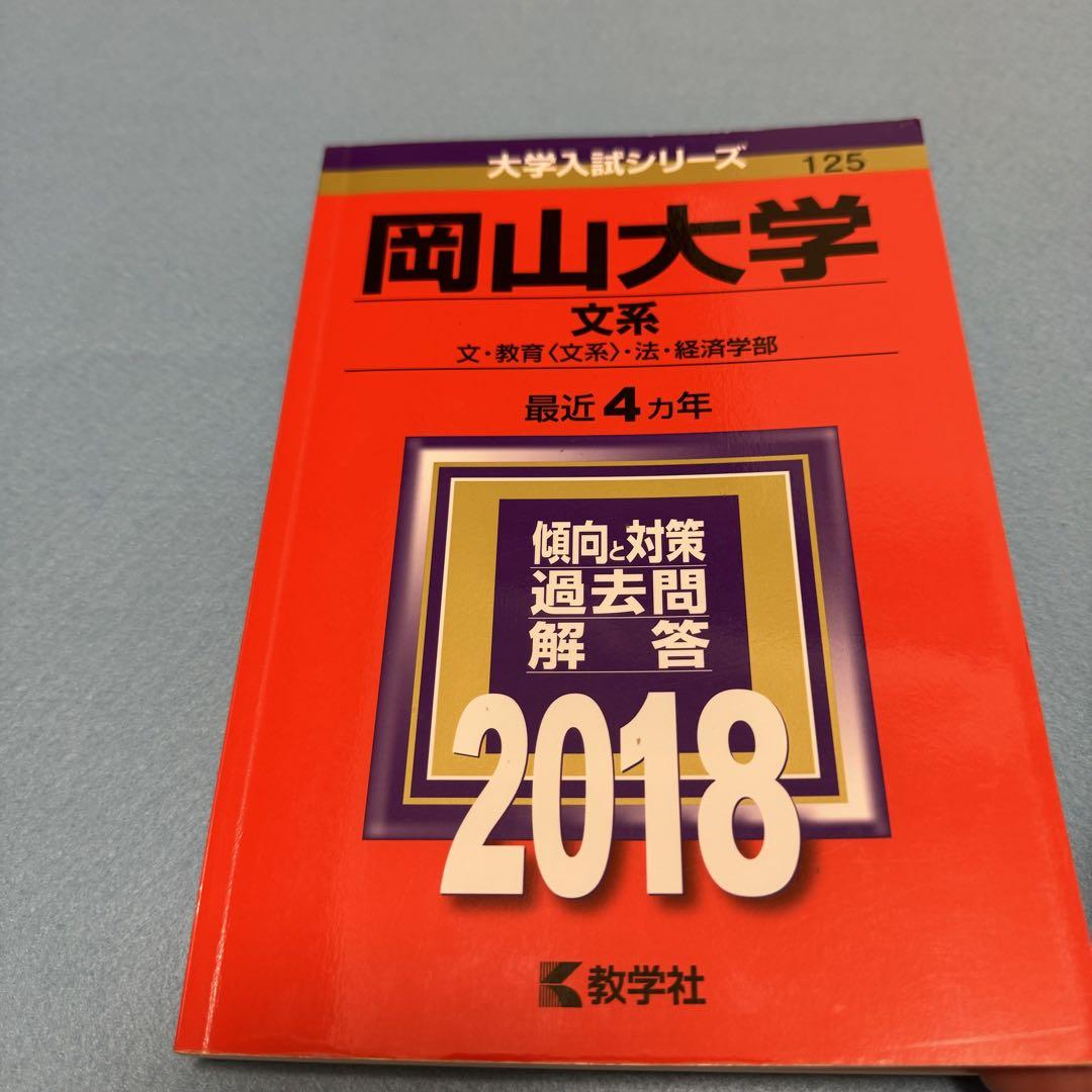 赤本　岡山大学　文系　2010年～2021年 12年分
