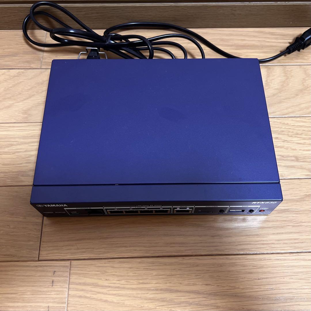 YAMAHA RTX830 VPNルーター ギガアクセス 初期化済み ヤマハ YAMAHA RTX830 VPNルーター ギガアクセス 初期化済み ヤマハ
