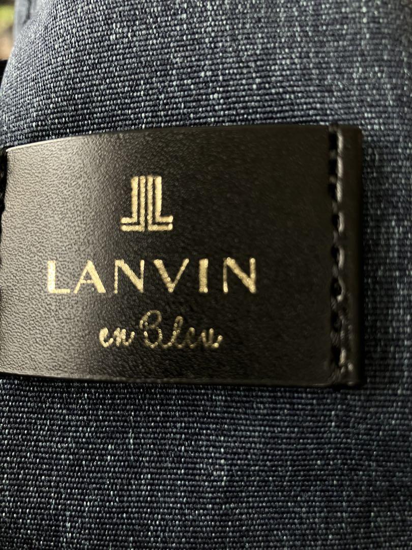 美品　ランバンオンブルー　マリオン　リュック　2way リボン　ネイビー