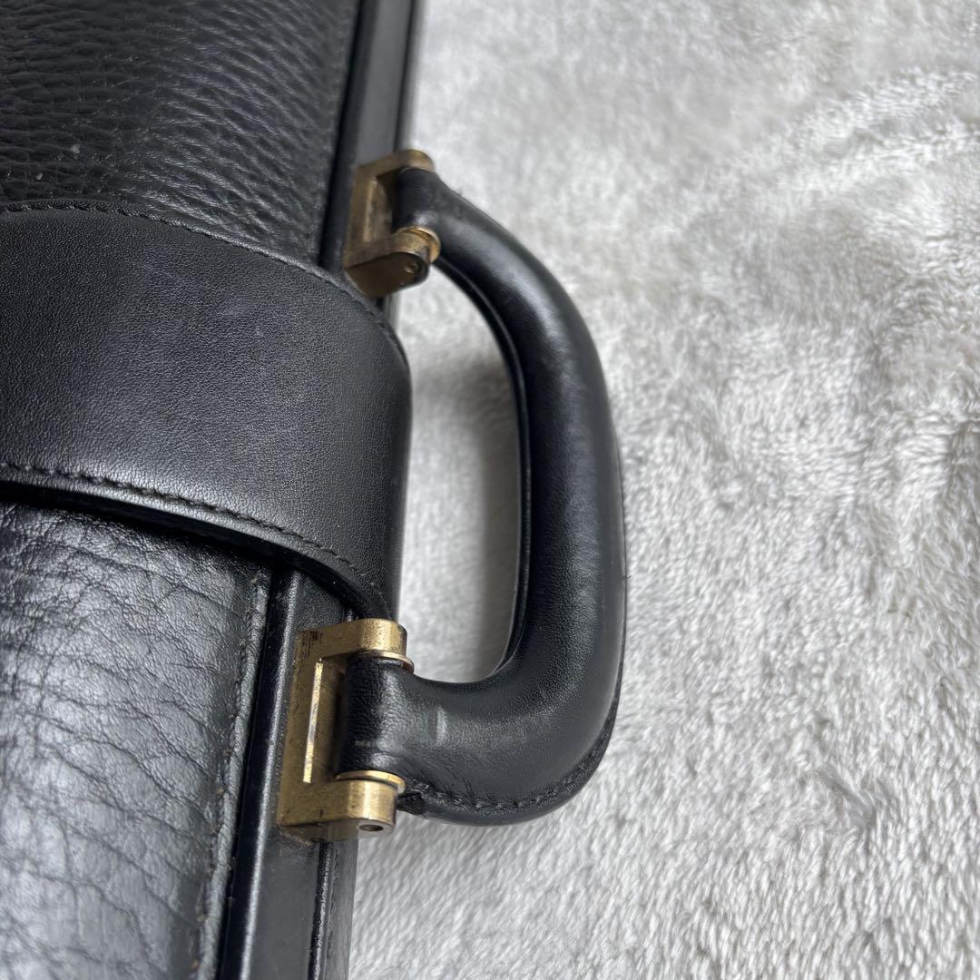 ✨美品✨Burberry バーバリー ダレスバッグ ビジネスバッグ レザー 黒