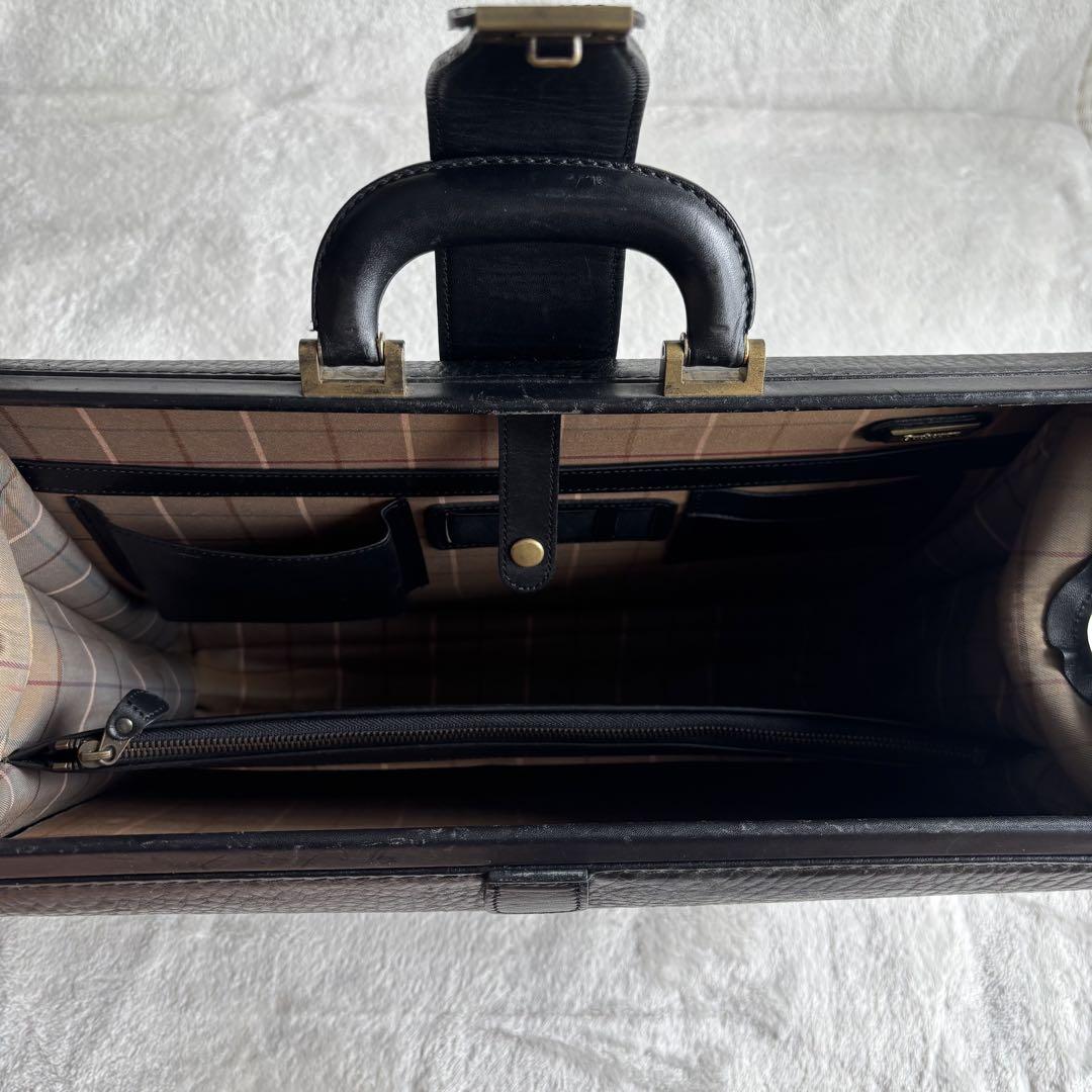 ✨美品✨Burberry バーバリー ダレスバッグ ビジネスバッグ レザー 黒