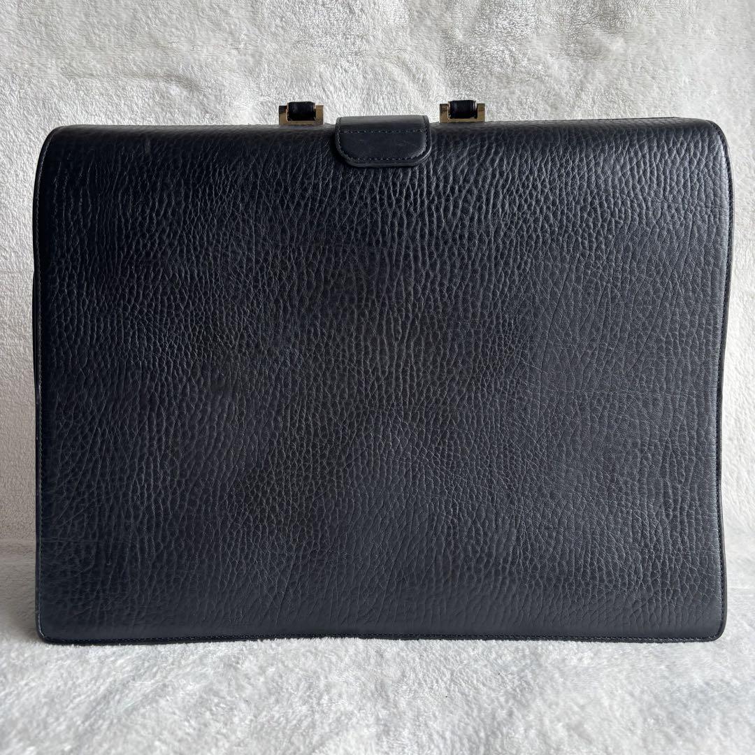 ✨美品✨Burberry バーバリー ダレスバッグ ビジネスバッグ レザー 黒