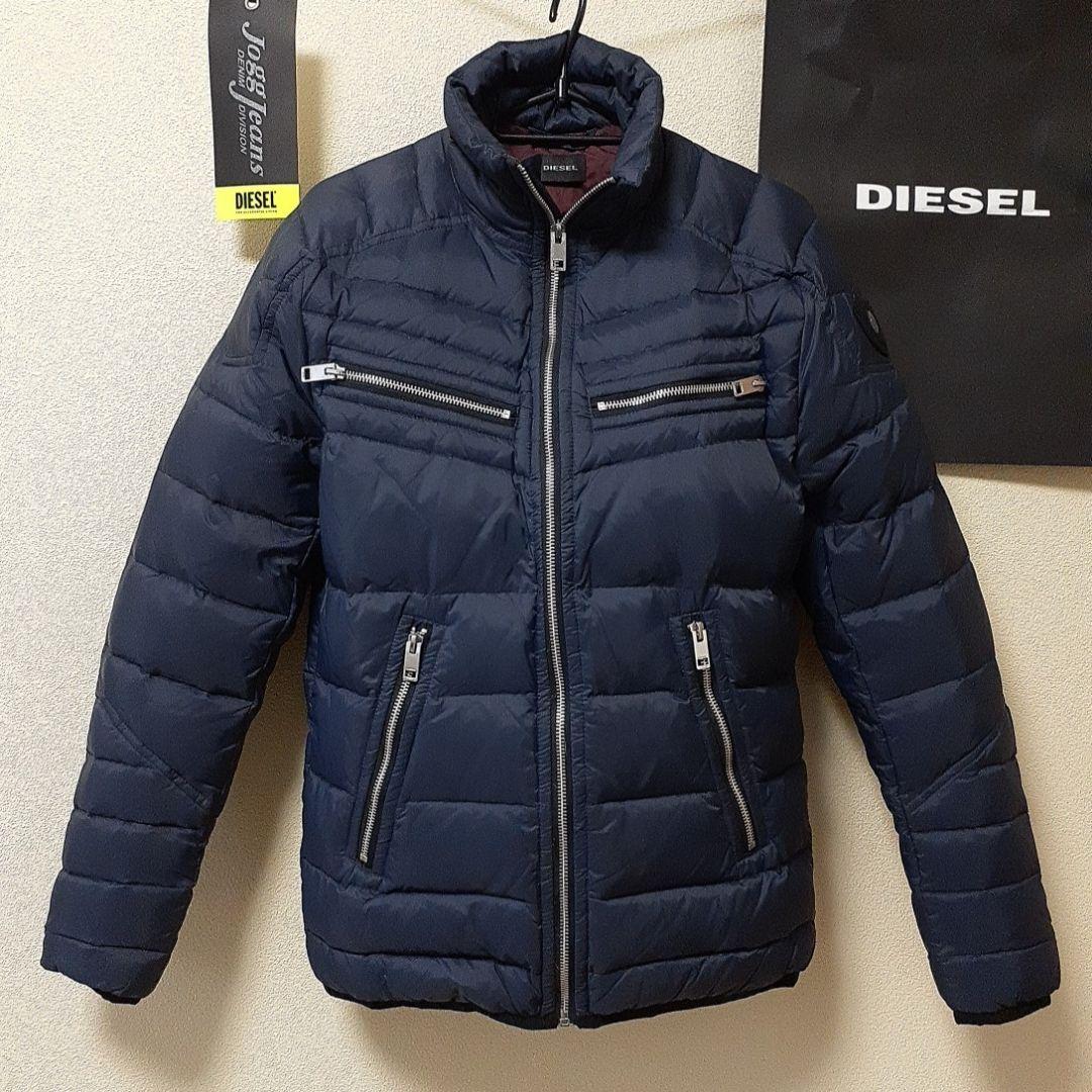 全てのアイテム DIESELダウンジャケットW-IZUMOライダースディテール アウトレット超安い DIESEL ナイロンダウンジャケット ダウンジャケット