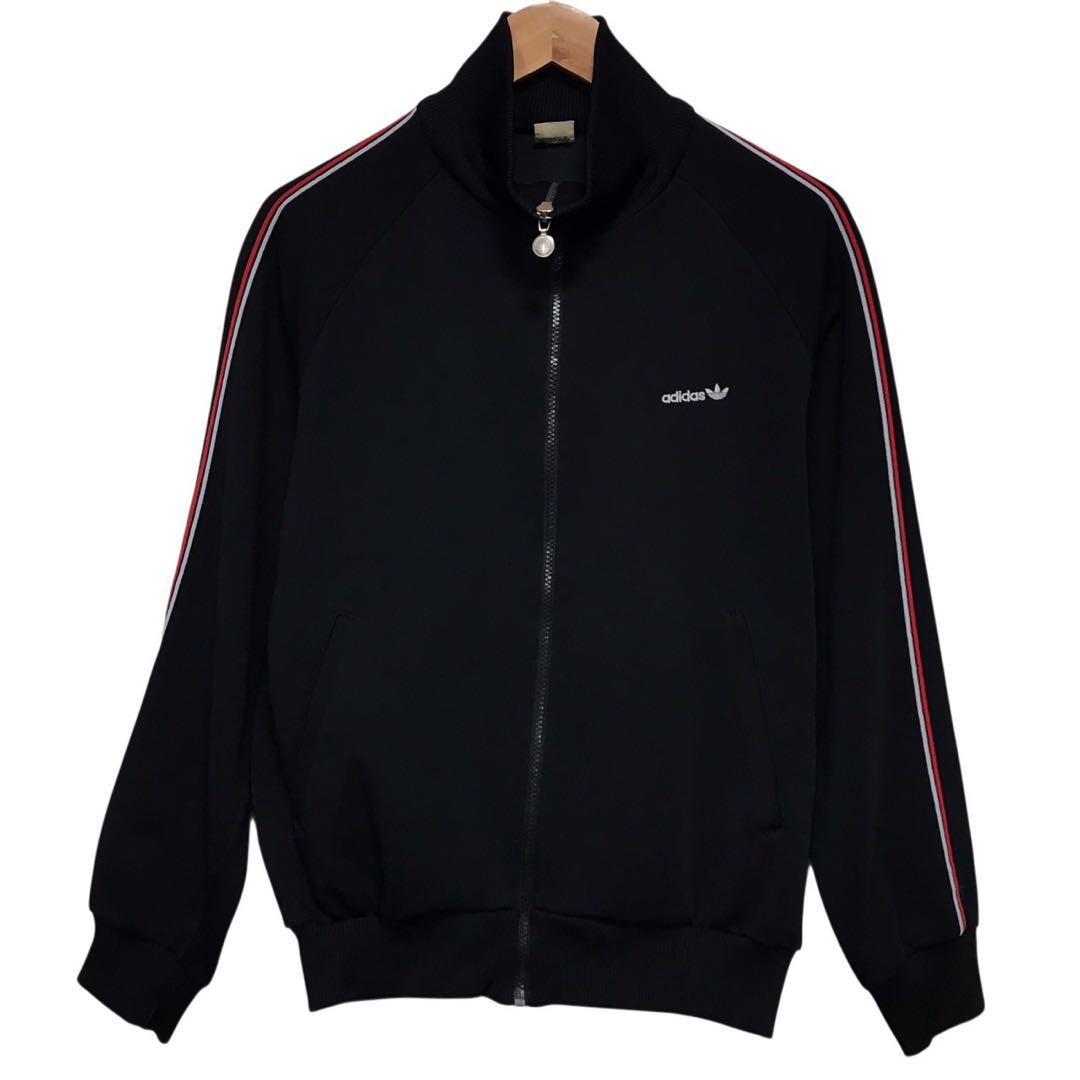 70s adidas アディダス ビンテージトラックジャケット ジャージ ロゴL・adidas originals