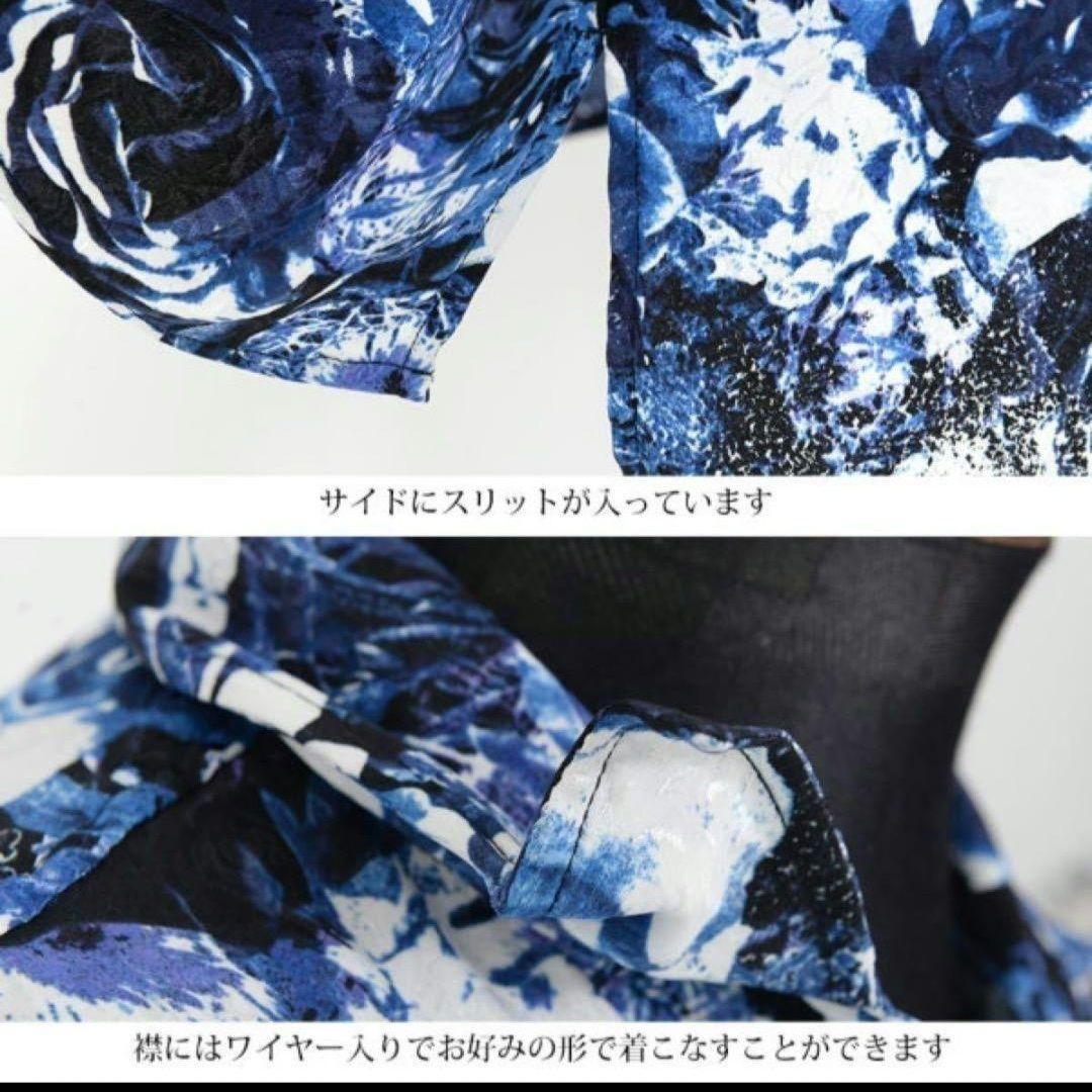 V系qjmシャツ ブル