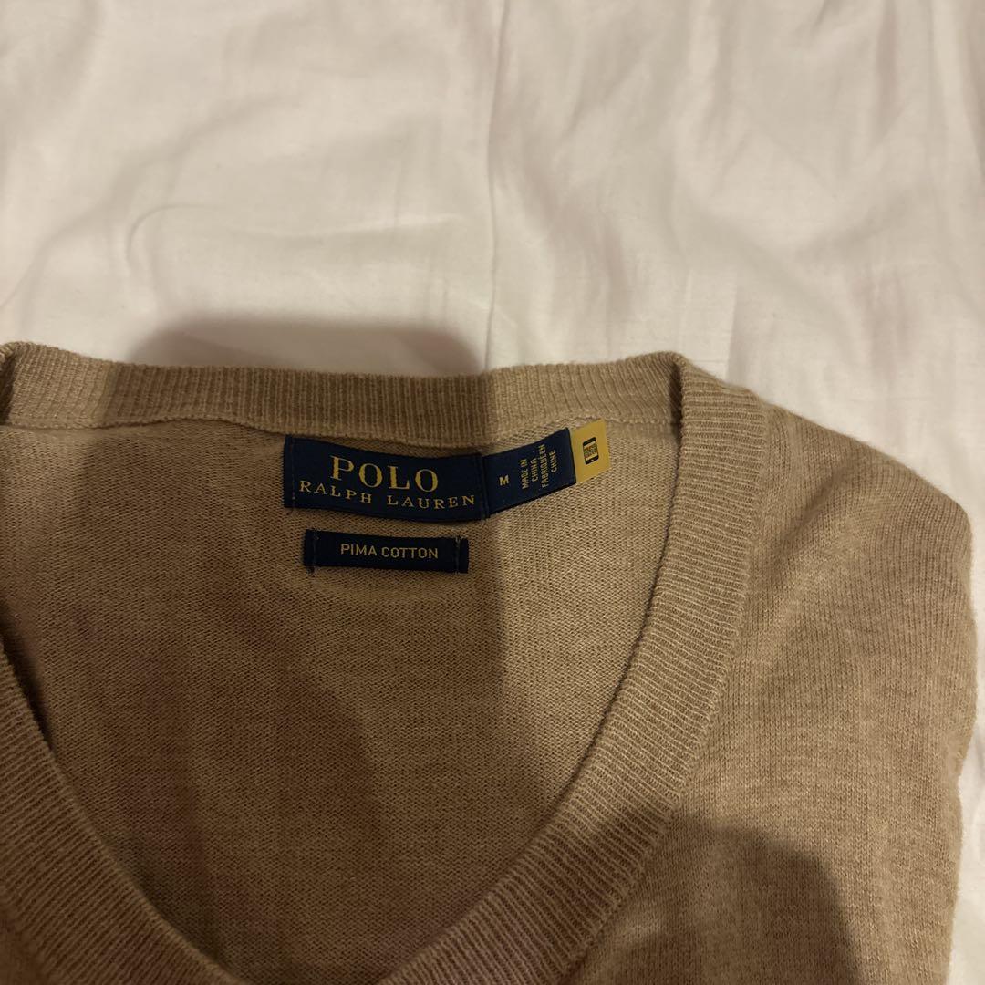 Polo Ralph Lauren カーディガン ベージュ Mサイズ - メルカリ