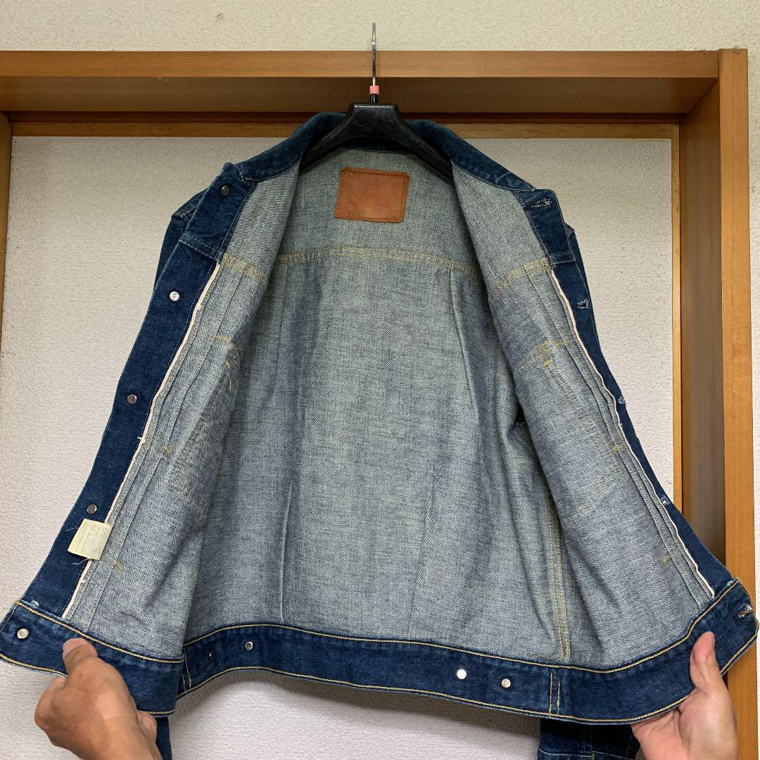 クーポン・セール #127 リーバイス セカンド 71507 38 日本製 ビッグ 待望の再販開始 #127 リーバイス セカンド 71507 日本製 ビッグE 38 Gジャン/デニムジャケット